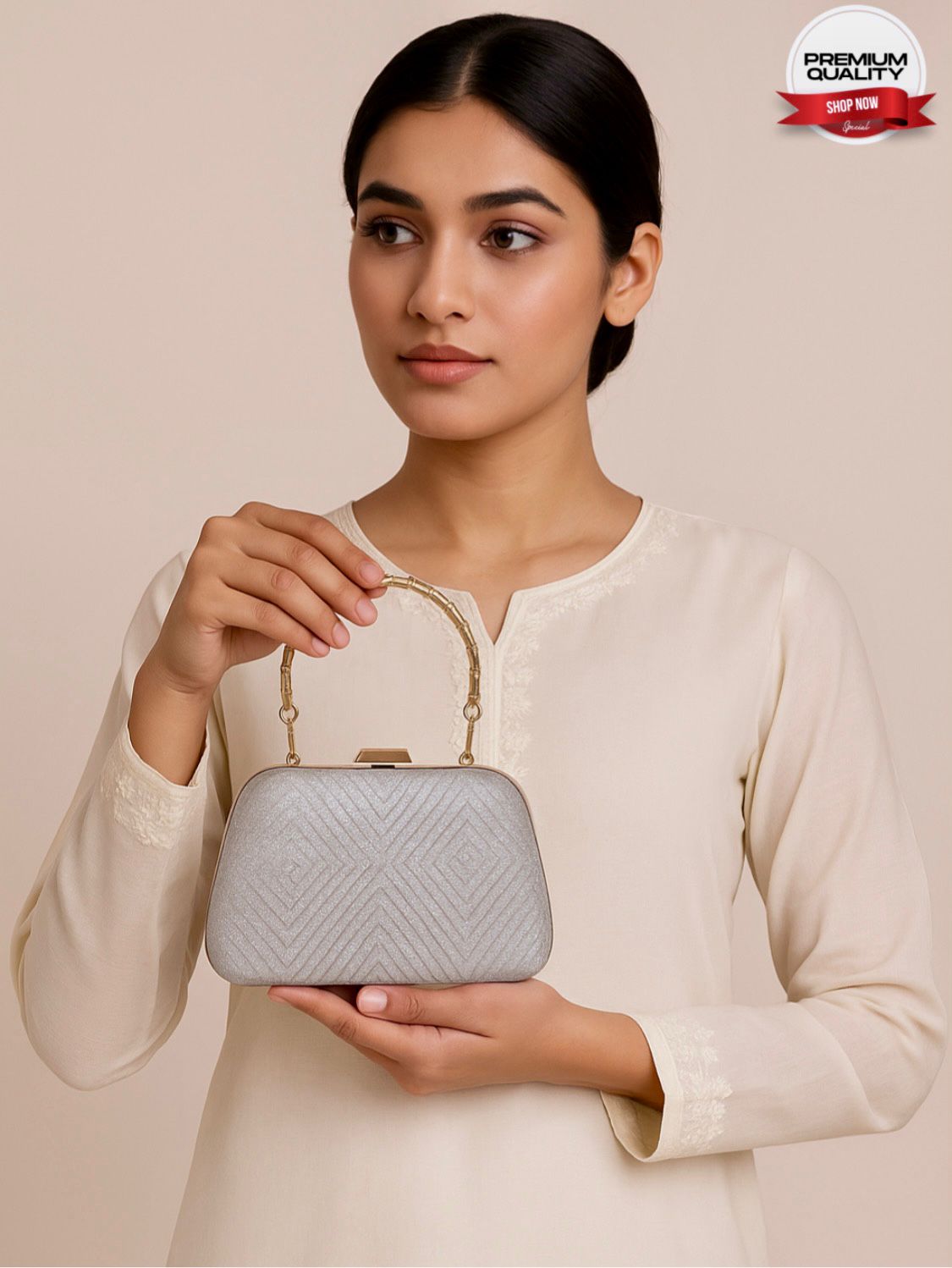 Fancy Pattern Clutch Purse