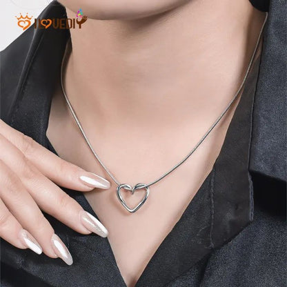 Silver Heart Locket & Bracelet Bundle